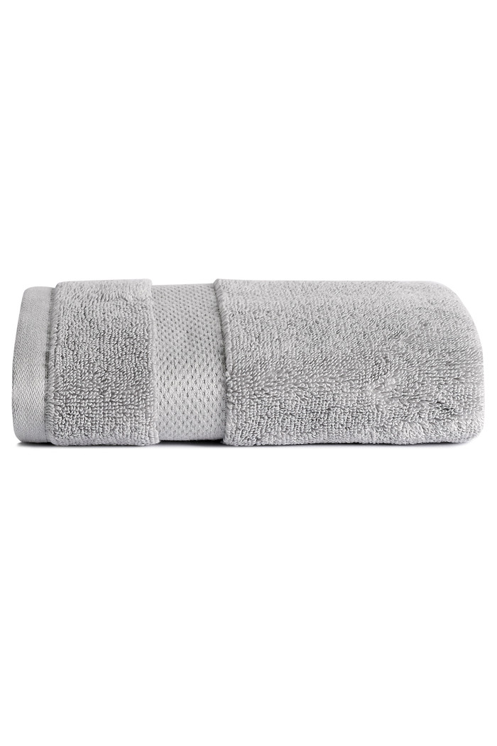 Toalha Rosto 500g Super Soft Zero Twist Cinza 50Cm X 70Cm