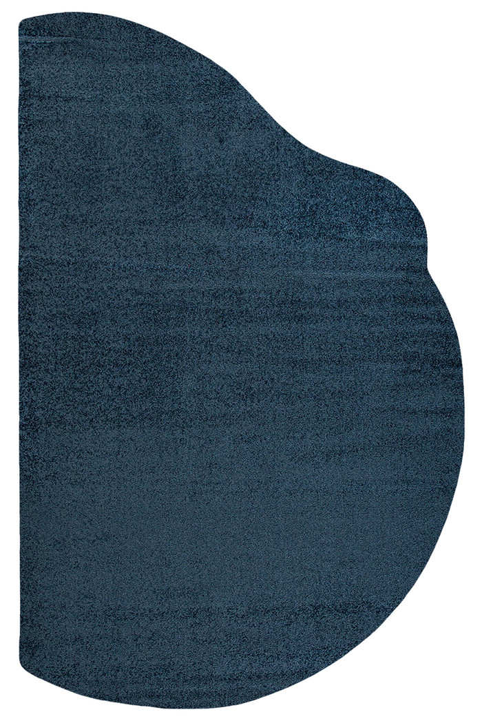 Tapete Organico 200x250 Liso Marinho 03