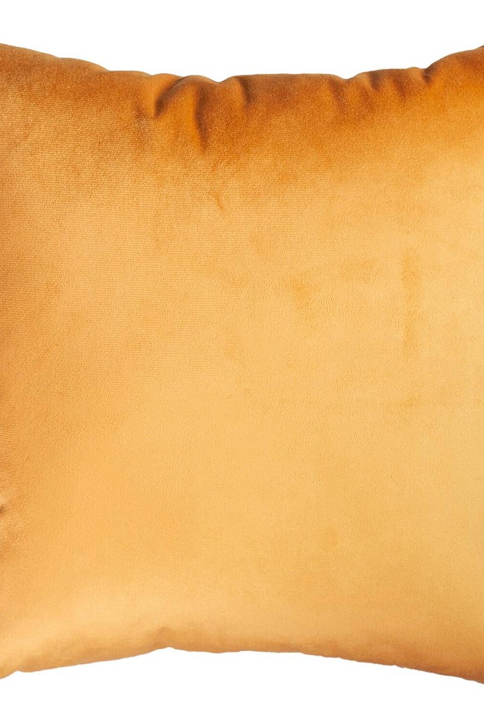 Capa de Almofada Veludo Lisa 45cm x 45cm - Mostarda