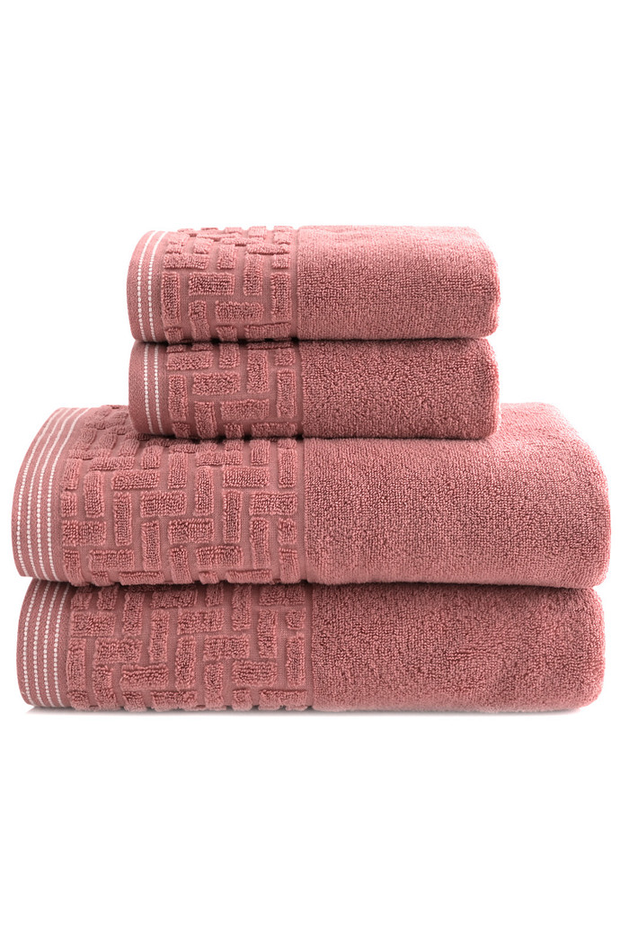 Jogo de Toalha Banho 500g 4 peças Super Soft Zero Twist Greco - Rosa