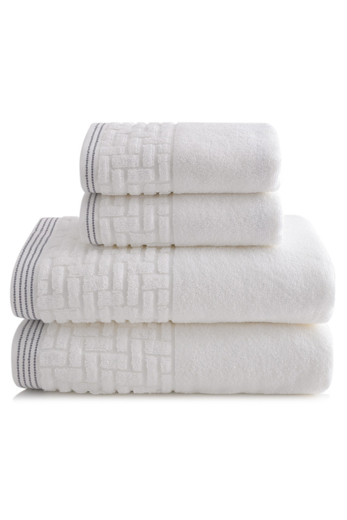 Jogo de Toalha Banho 500g 4 peças Super Soft Zero Twist Greco - Branco