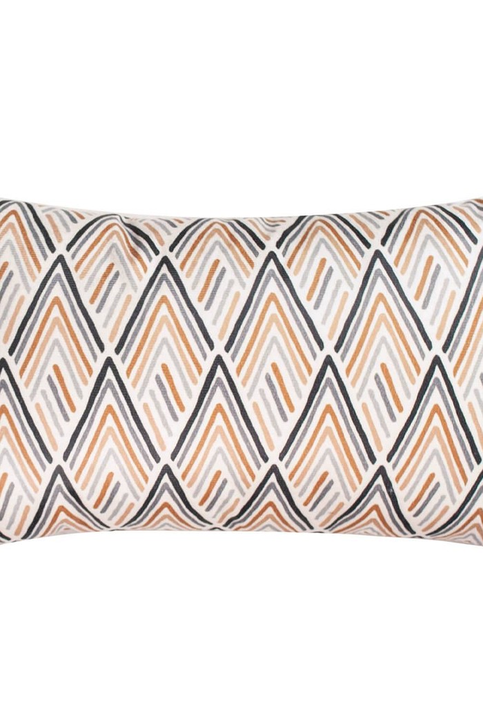 Capa de Almofada Baguete Suede Veludo Grécia 25cm x 42cm - Mostarda