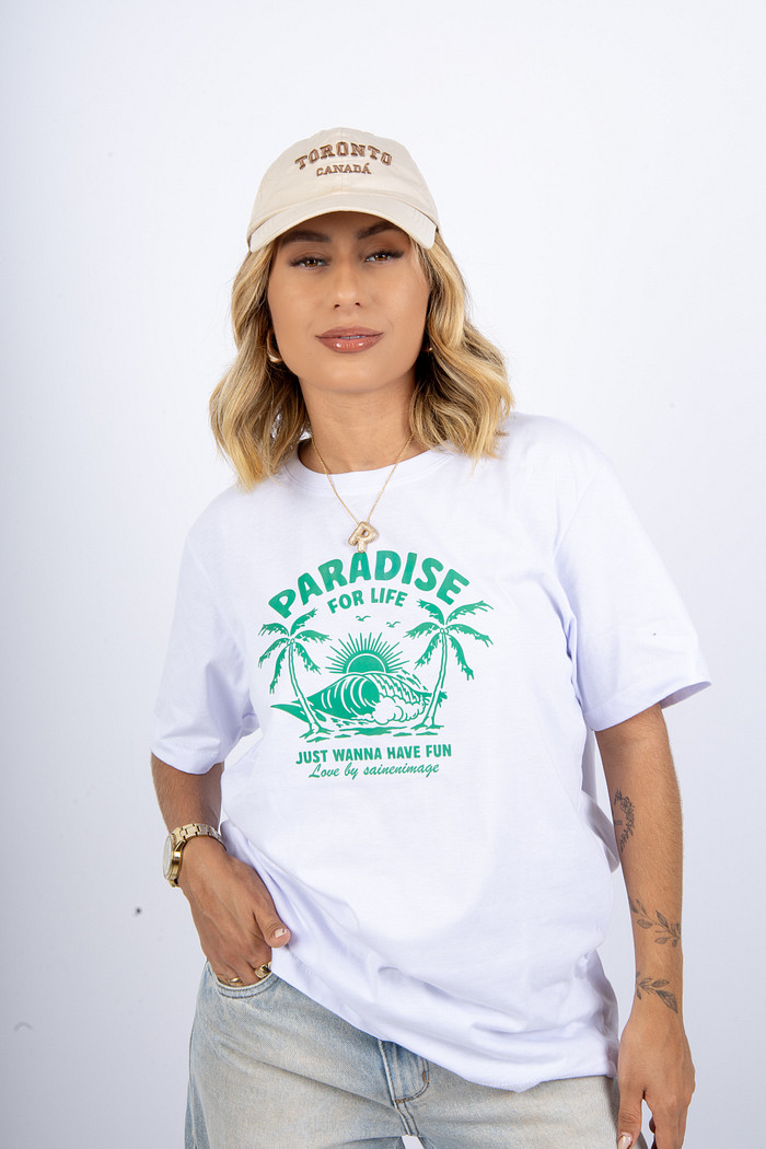 T-shirt Paradise for life