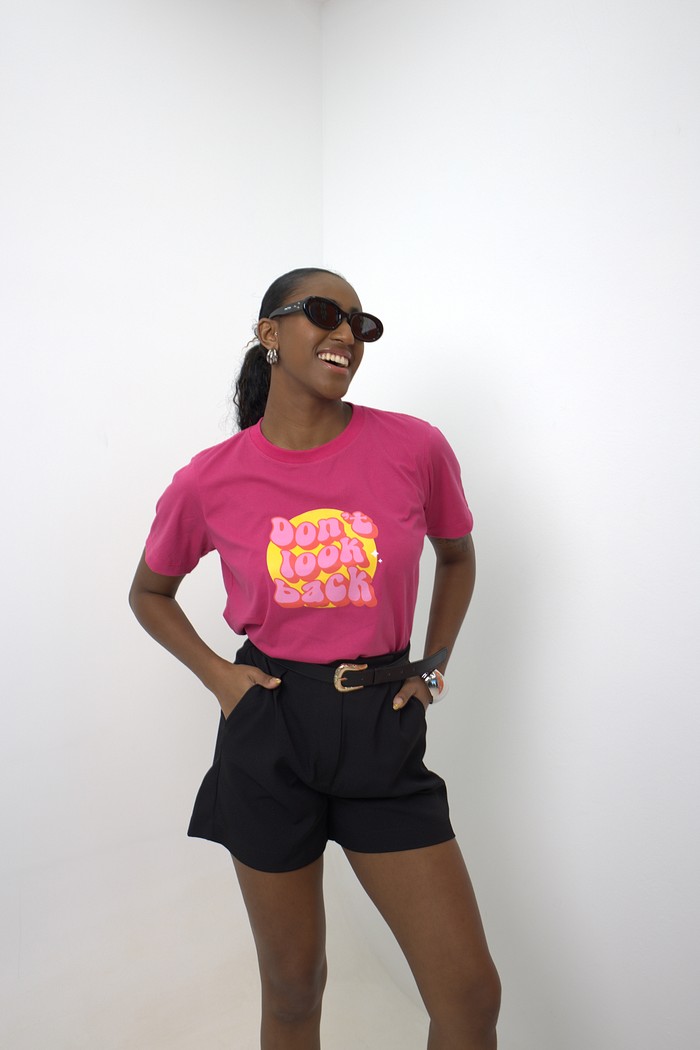 T-shirt Dont look back