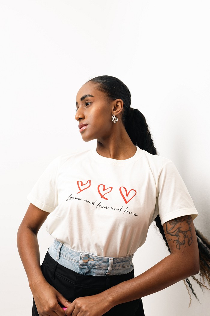 T-shirt Love and love and love