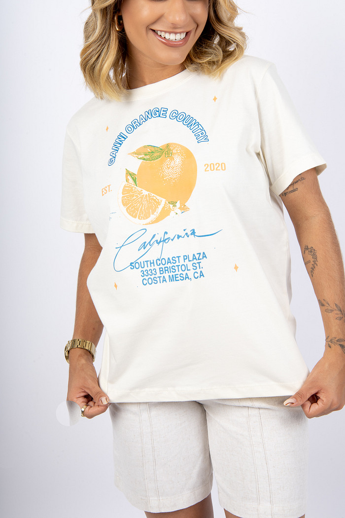 T-shirt Orange California