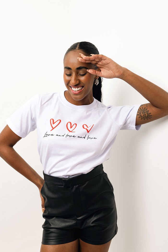 T-shirt Love and love and love