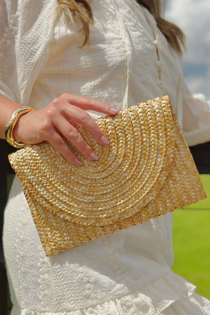 Bolsa de palha natural