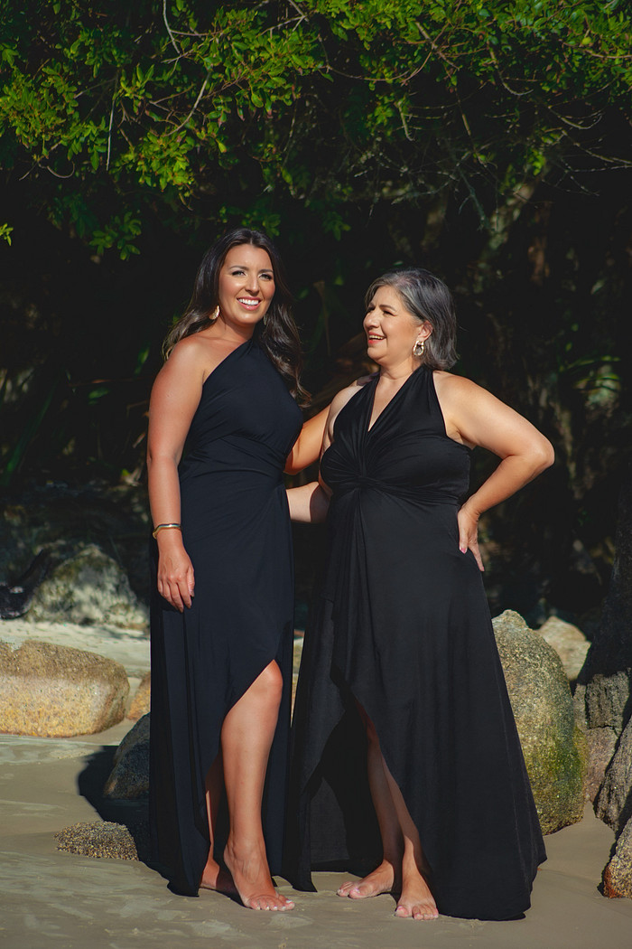 Saída 1001 formas longa preta