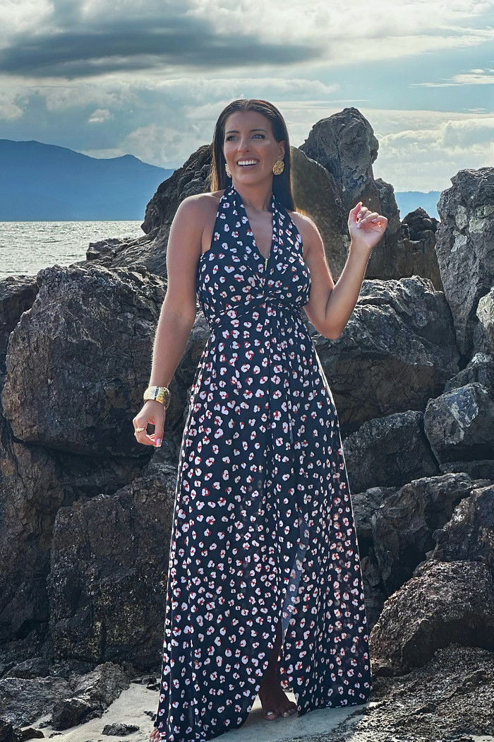 conjunto saída 1001 formas longa onça preta