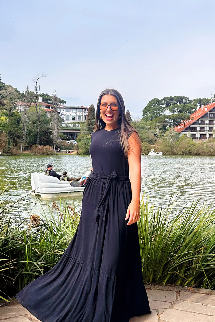 Vestido Marias preto