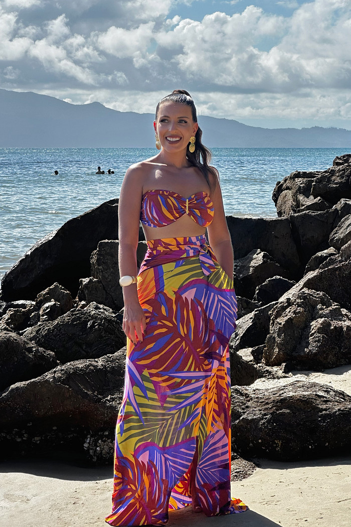 Conjunto saída 1001 formas longo & top Solum coloris