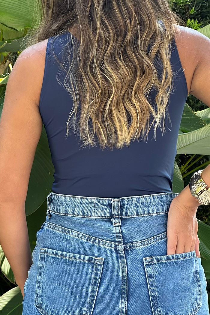 Blusa regatinha Azul marinho