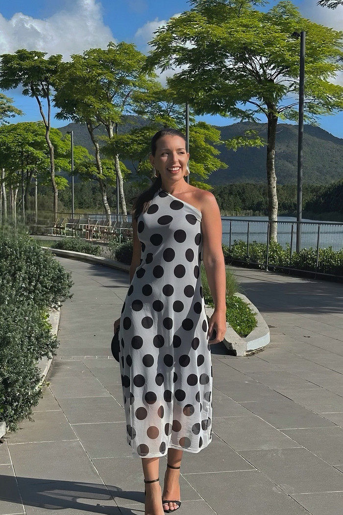 Vestido CHARM POÁ BRANCO🖤