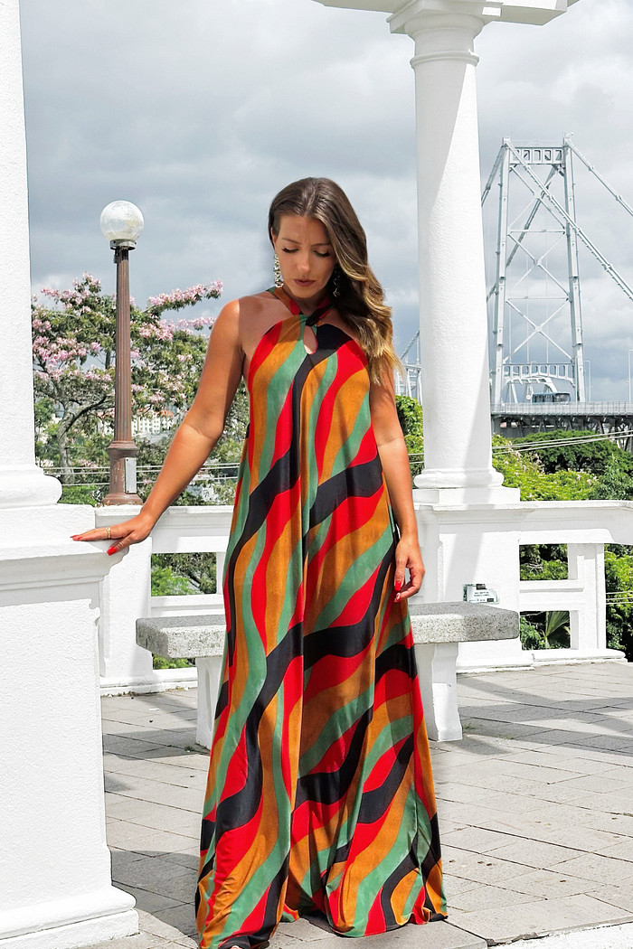 Vestido Luz - listras