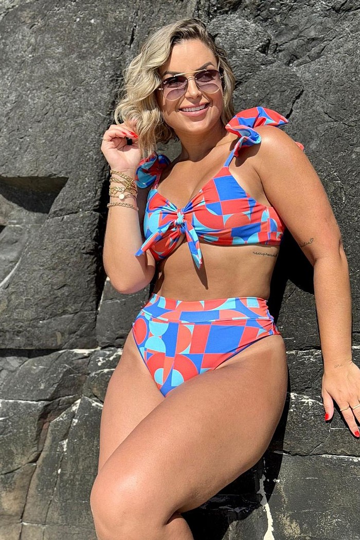 TOP BIQUÍNI THALIA BABADOS ESTAMPADO
