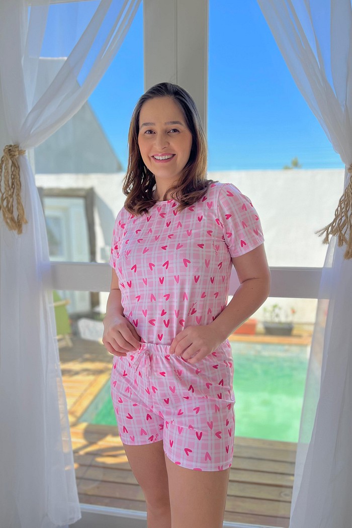 PIJAMA JESSICA CURTO ESTAMPADO