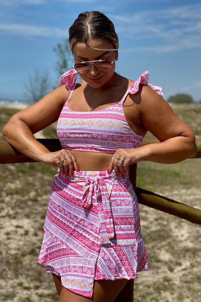 SAIA DE PRAIA JADNA CURTA BABADOS