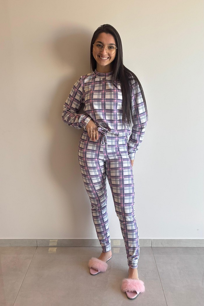 PIJAMA SAYO LONGO PLUSH ESTAMPADO
