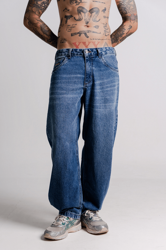 CALÇA JEANS BALLOON FOCCA