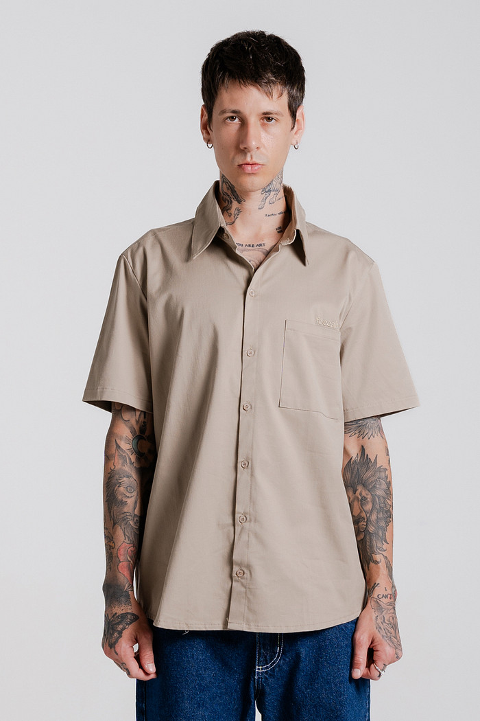 CAMISA SARJA WORKWEAR CAQUI