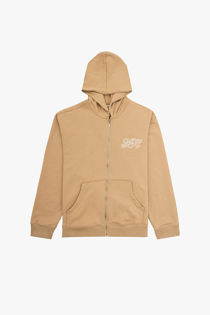 MOLETOM ZIP FH CLASSIC BEGE