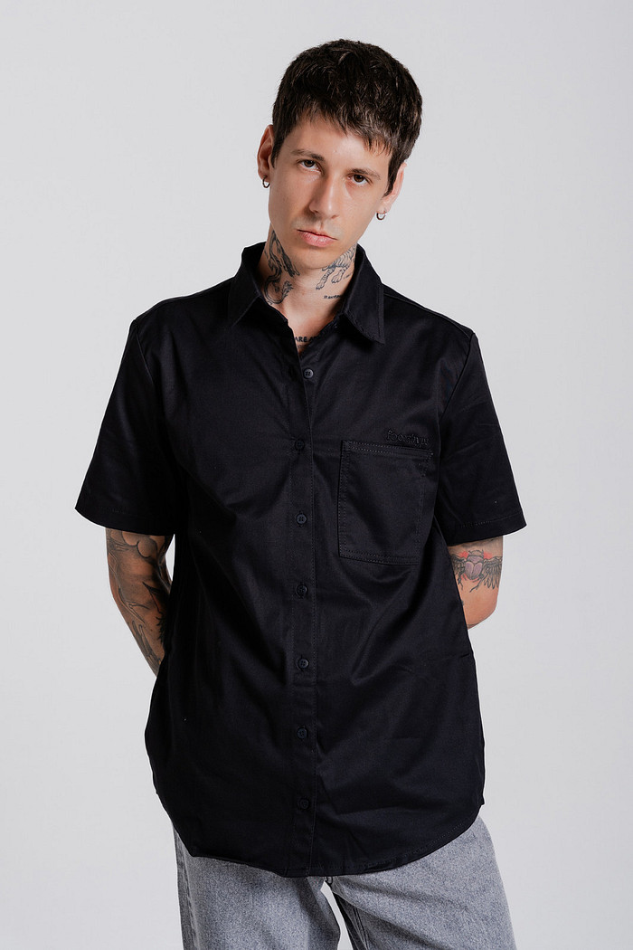 CAMISA SARJA WORKWEAR PRETA