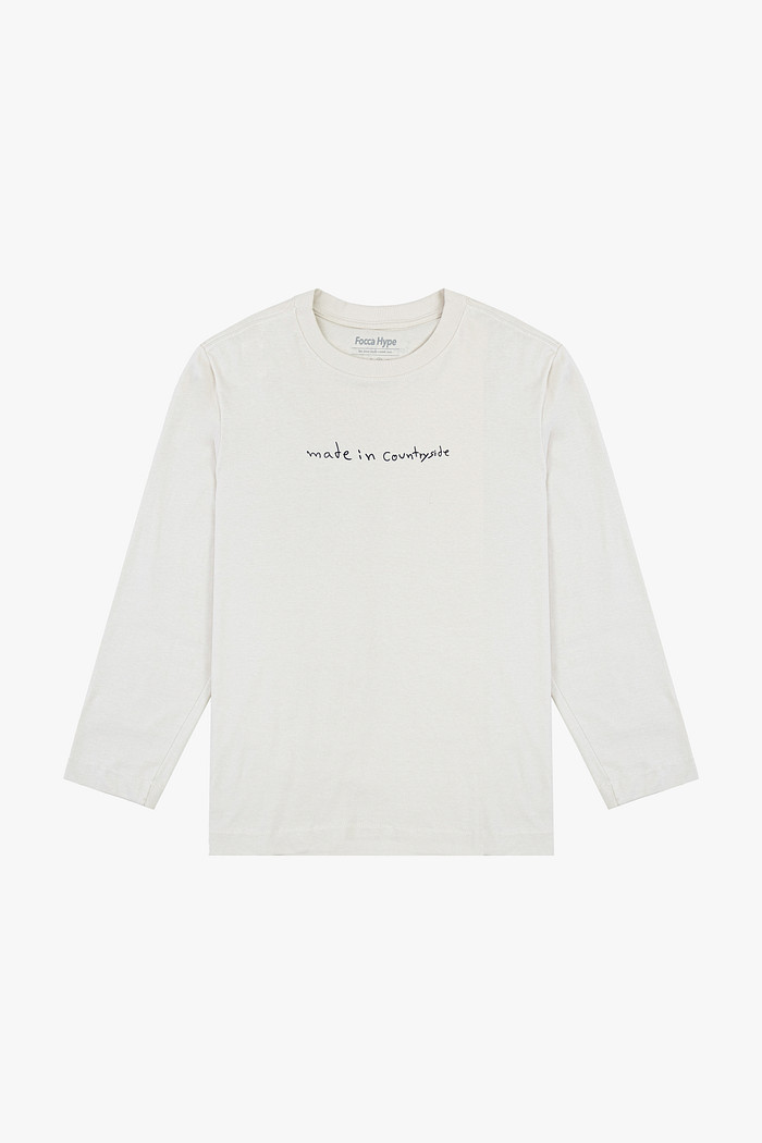 CAMISETA MANGA LONGA MADE IN COUNTRYSIDE AREIA