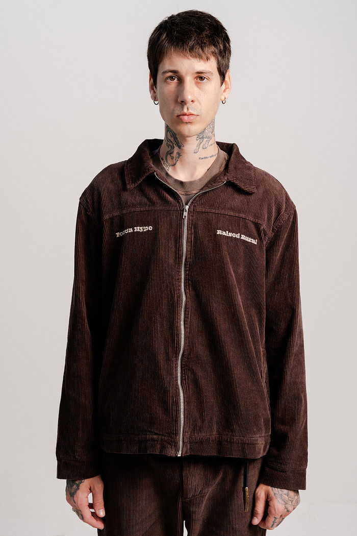 JAQUETA COTELÊ RAISED RURAL MARROM