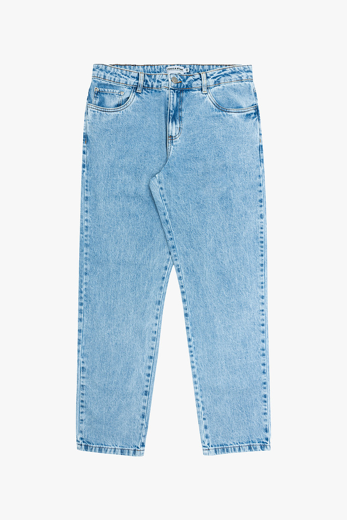 CALÇA JEANS RETA VINTAGE