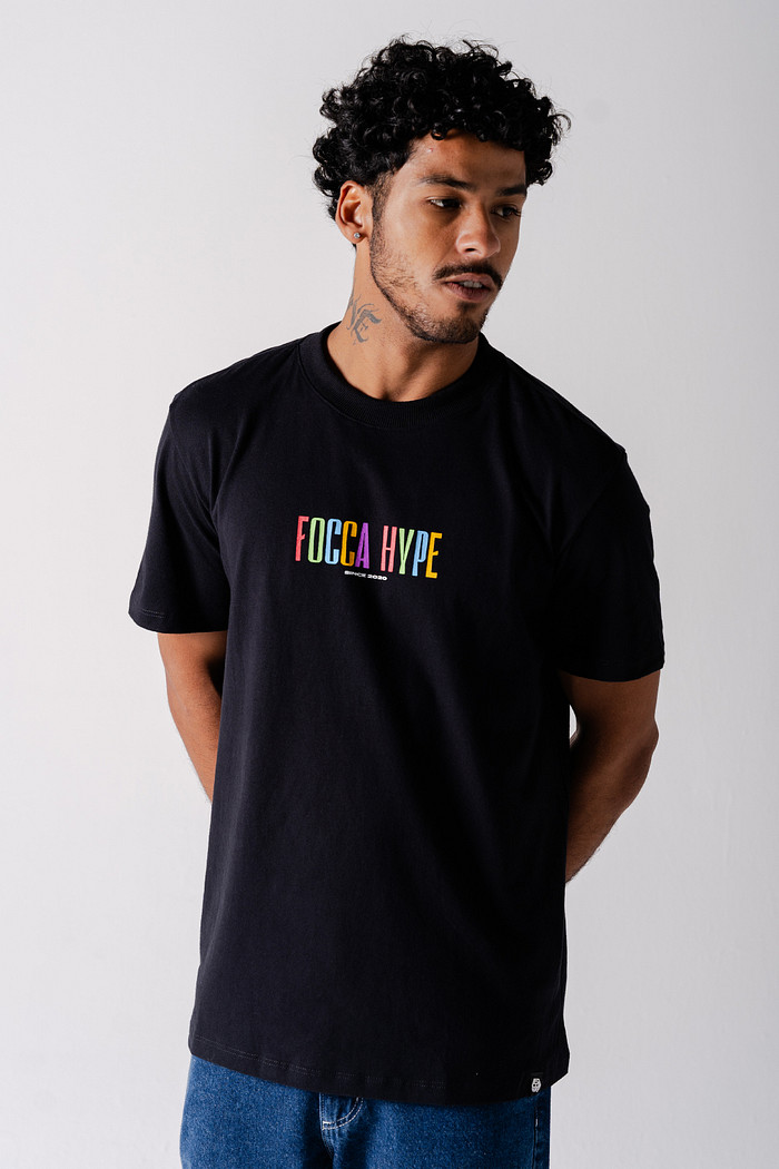 CAMISETA FOCCA HYPE RAINBOW