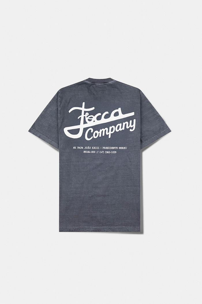 CAMISETA REGULAR ESTONADA FOCCA COMPANY | CINZA