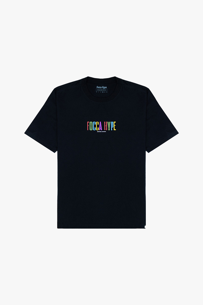 CAMISETA FOCCA HYPE RAINBOW