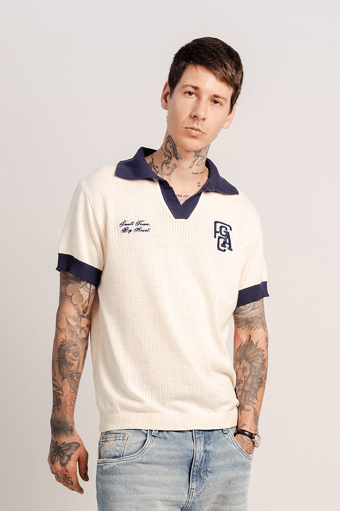 CAMISA POLO TRICOT SMALL TOWN