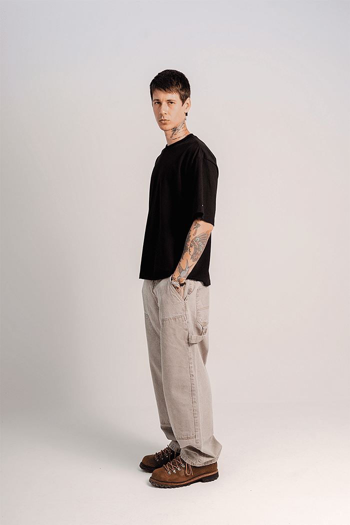 CAMISETA BOXY FOCCA PRETA