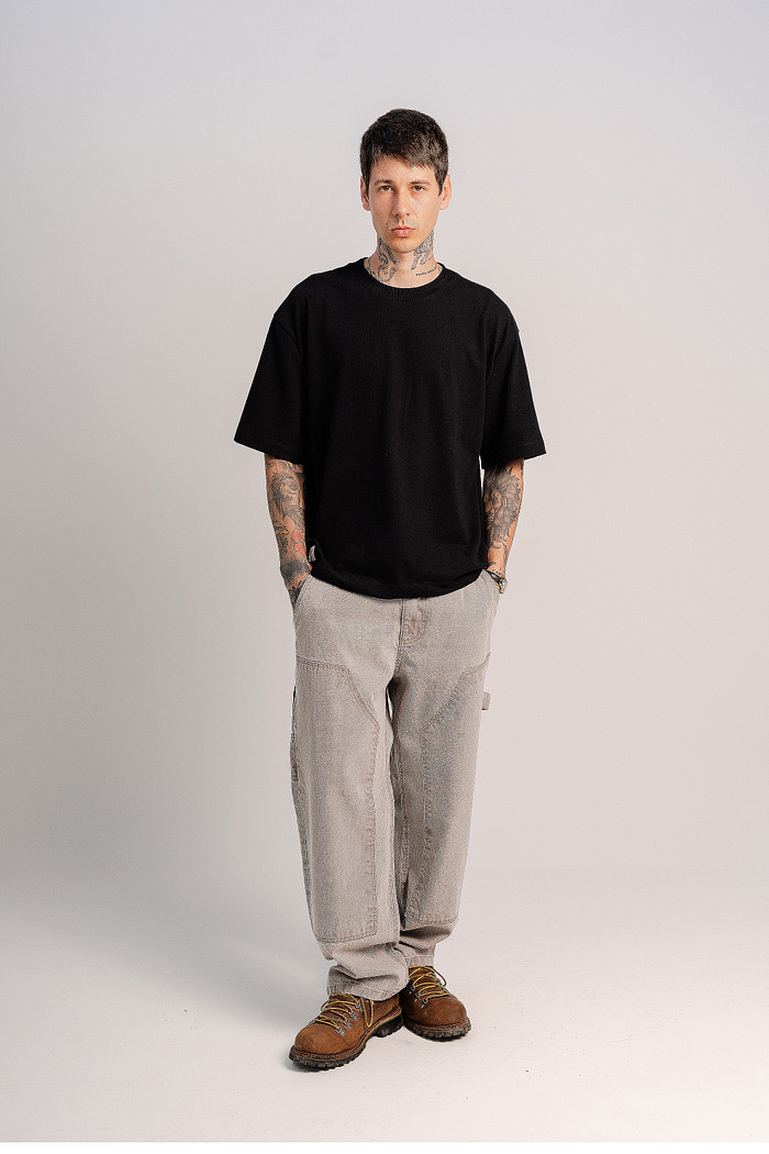 CALÇA SARJA CARPINTEIRO DOUBLE KNEE GREY