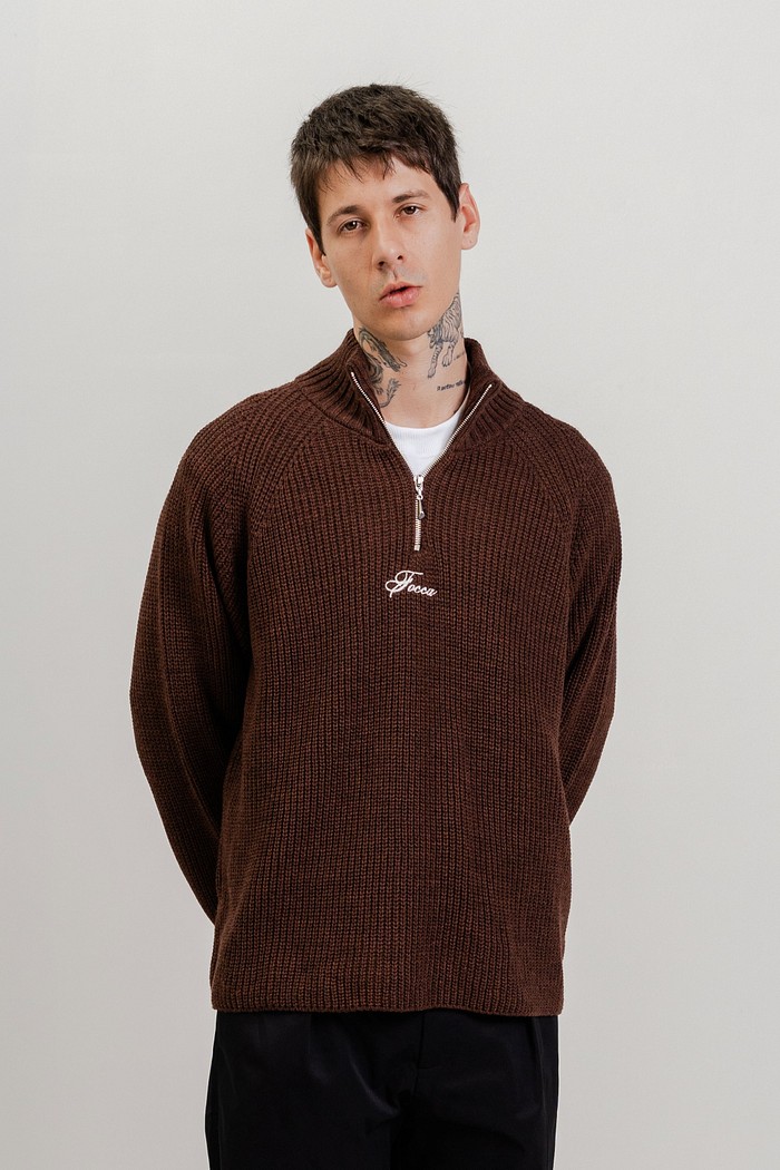 SUETER TRICOT HALFZIP