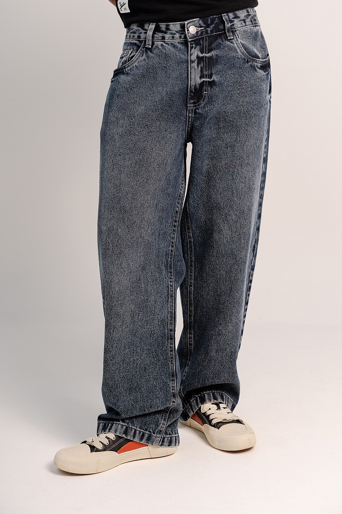 CALÇA JEANS BAGGY DARK