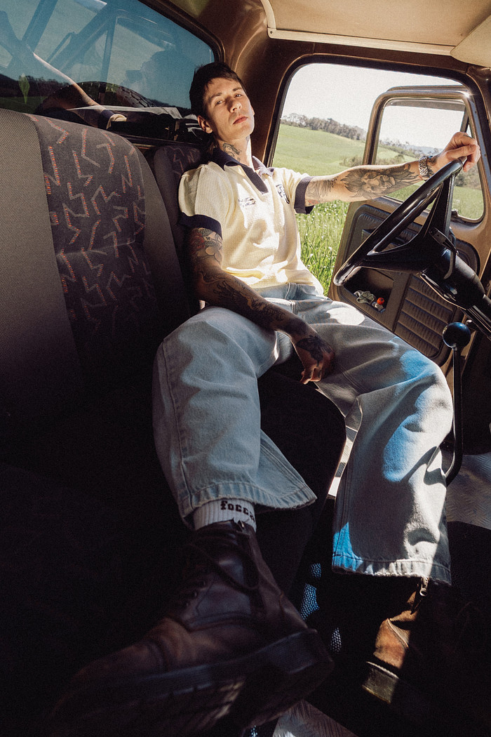 CALÇA JEANS BAGGY LIGHT BLUE