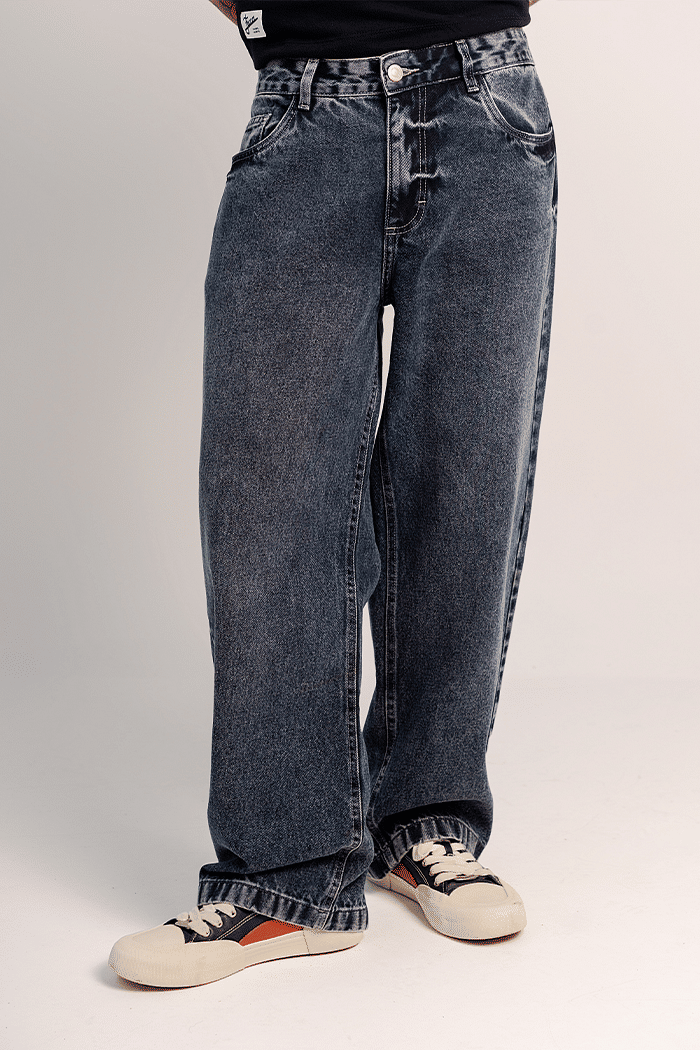 CALÇA JEANS BAGGY DARK | SEGUNDA LINHA