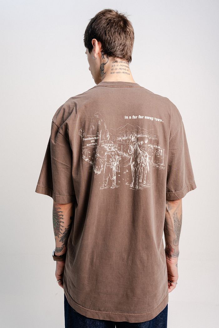 CAMISETA OVERSIZED SHERIFF FERRUGEM