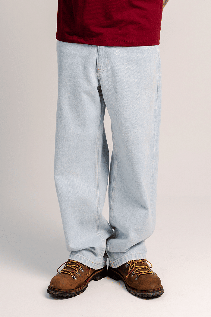 CALÇA JEANS BAGGY LIGHT BLUE