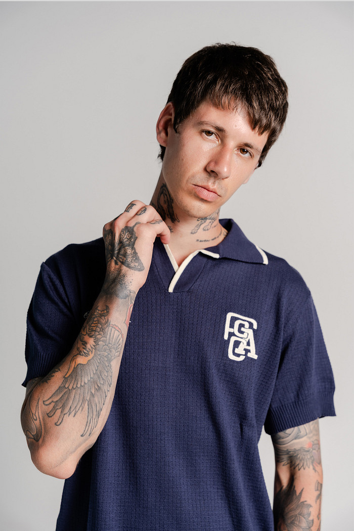 CAMISA POLO TRICOT NAVAL | EDIÇÃO ESPECIAL