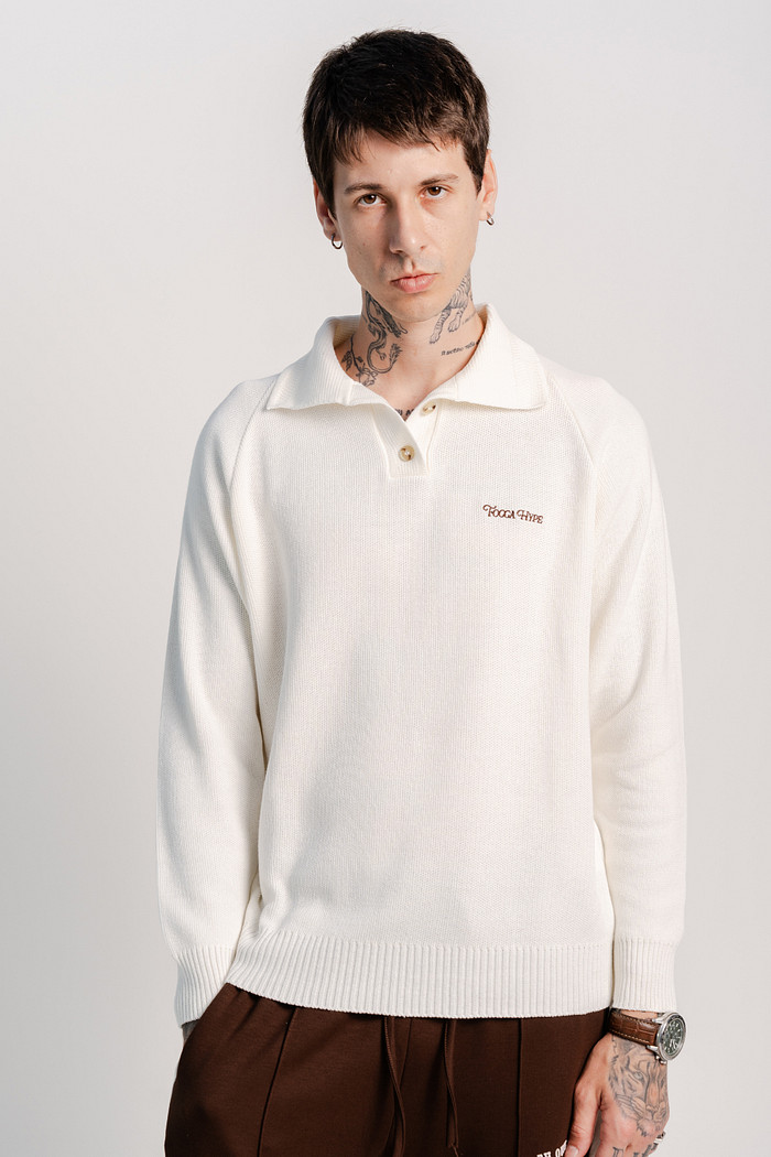 SUÉTER TRICOT POLO FOCCA HYPE OFF