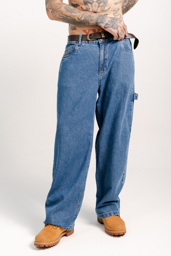 CALÇA JEANS BAGGY CARPINTEIRO SMALL TOWN