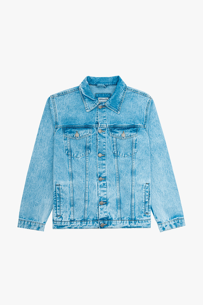 JAQUETA JEANS TRUCKER VINTAGE