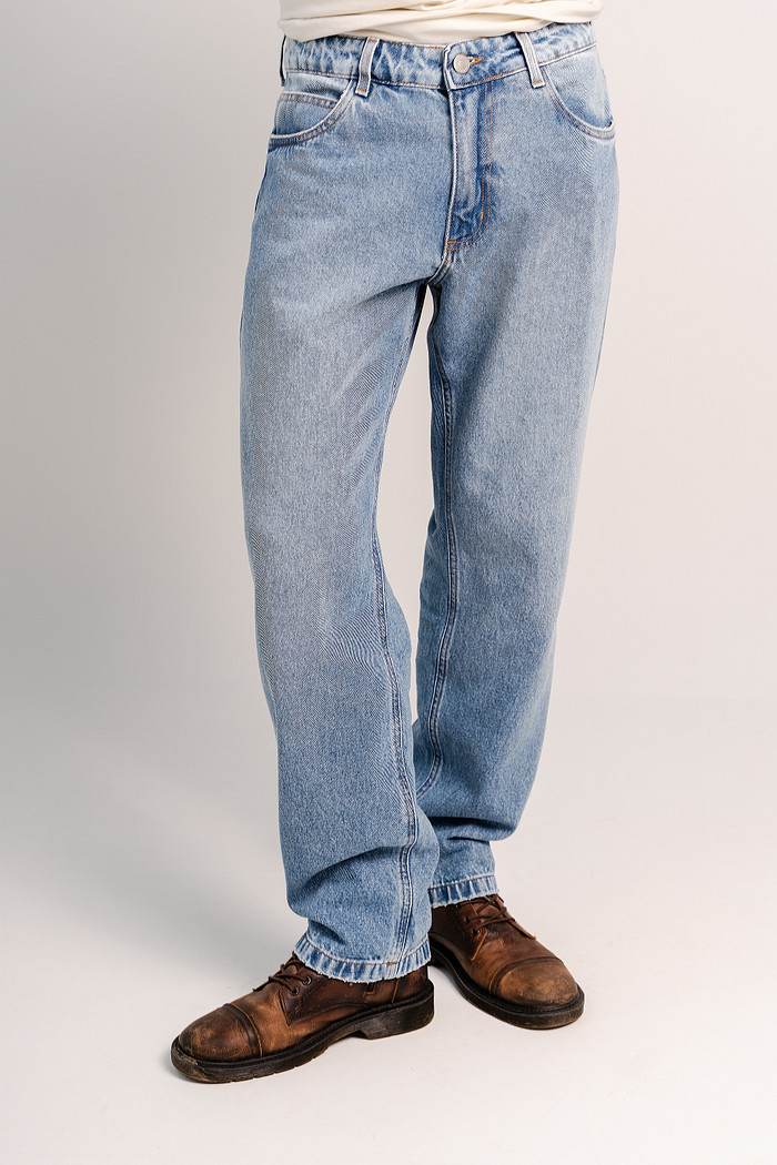 CALÇA JEANS RETA OLD