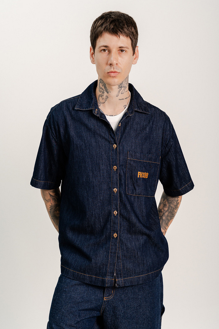 CAMISA JEANS RAW DENIM - COLLAB FHXBB