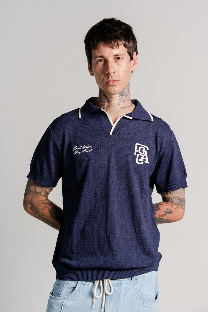 CAMISA POLO TRICOT NAVAL | EDIÇÃO ESPECIAL