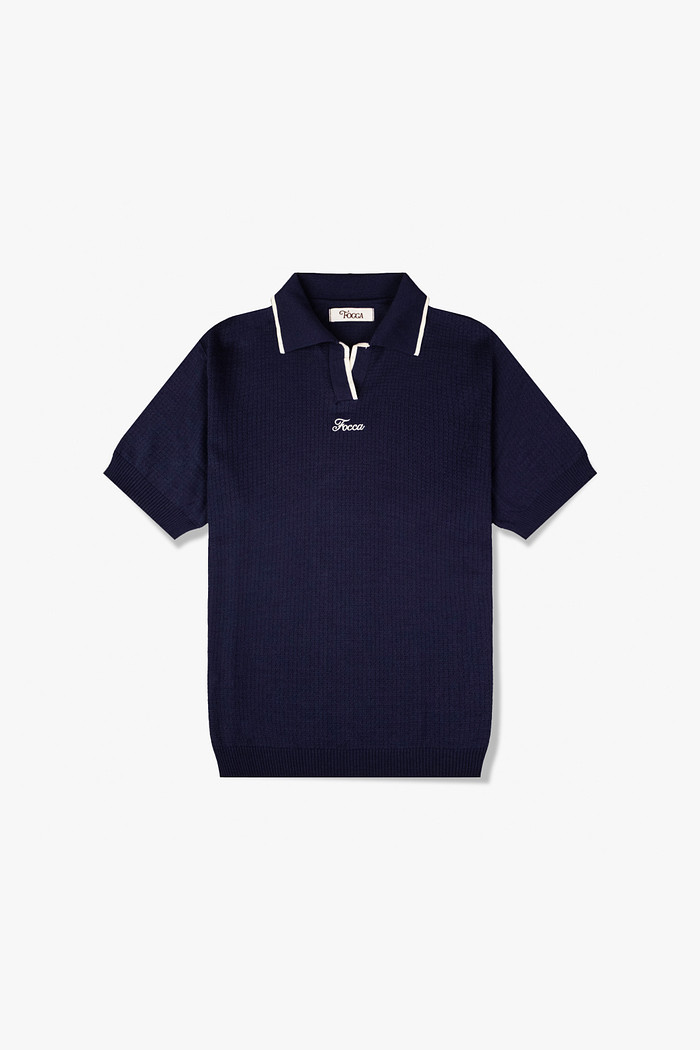 CAMISA POLO TRICOT NAVAL